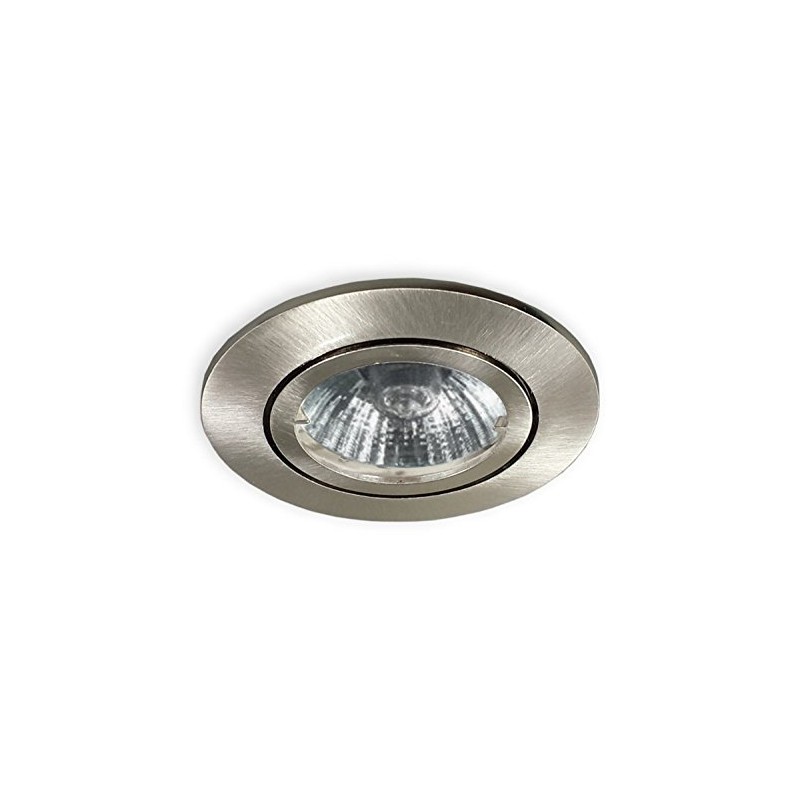 LICHT DISCOUNT LED Recessed Spotlight 68 mm Brushed Aluminium Ceiling
