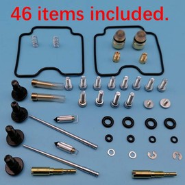 Carb Carburetor Rebuild Repair Kit Compatible with Yamaha V Star Silverado Classic Midnight Custom 1100 XVS1100AT XVS1100AW XVS1100 2006 2007 2008 2009 New Z585