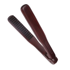 TOVINANNA Clamp Hair Brush Straightening Comb Anti-static Shape Hair Styling Tool for Smooth Lightweight Portable for Travel Use