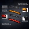 D-lumina 4X Smoked LED Side Marker Bumper Lights Amber Lamps
