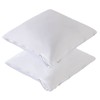 Feather Proof Pillow Protectors 22x22 Pack of 2 Waterproof Soft