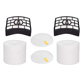 Eztronics CorpReplacement Filter Set for Shark Rotator Powered Lift Away Speed & DuoClean Replacement Filter Set for Shark NV680, NV800 Series, UV810 Vacuum Cleaner - Part # XHF680 & XFF680