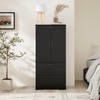 2 Door Tall Kitchen Pantry Storage, Collection Food Free Standing