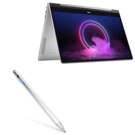 BoxWave Stylus Pen Compatible with Dell Inspiron 17 2-in-1 (7706) - AccuPoint Active Stylus, Electronic Stylus with Ultra Fine Tip - Metallic Silver