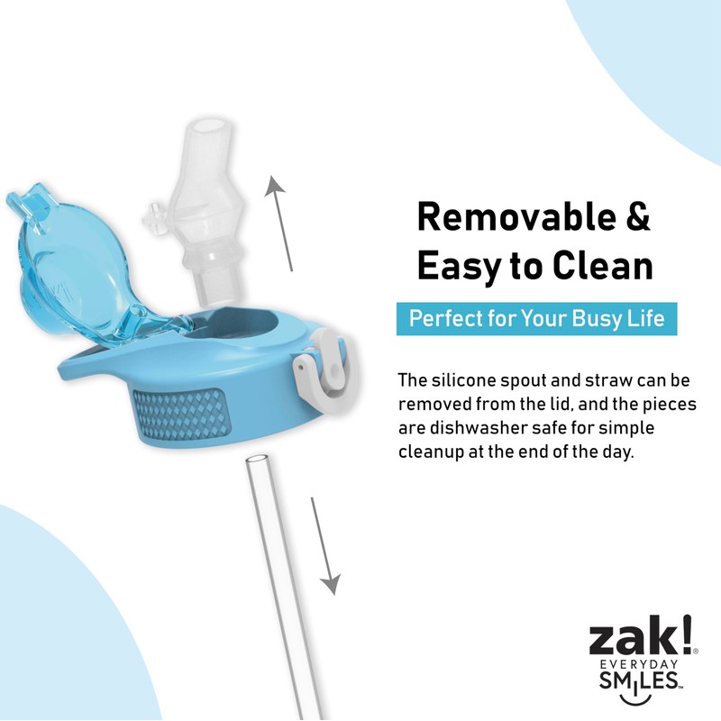 Zak Designs - Botella de agua para la escuela o