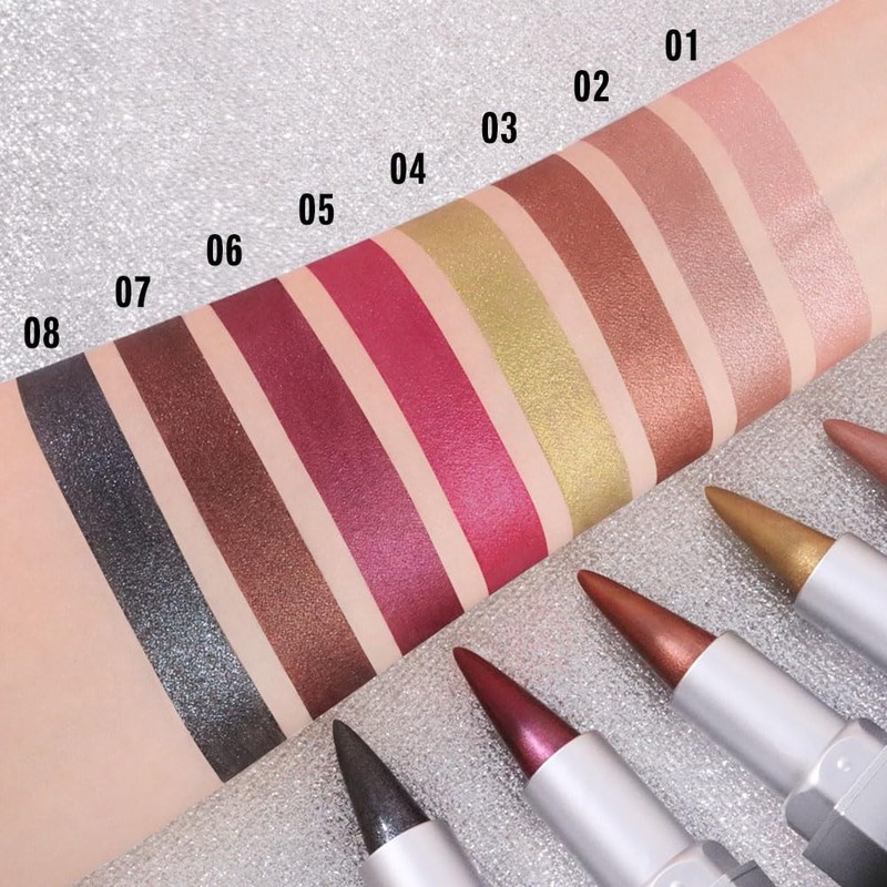 FeiCuiYun Champagne Metallic Lipstick & Lip Liner Combo For Women