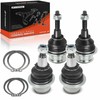 A-Premium Set of 4, Front Upper and Lower Ball Joints