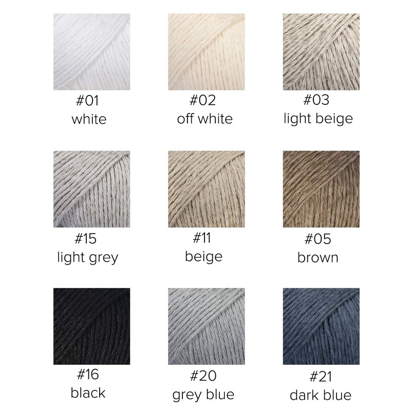 DROPS Bomull-Lin 02 UNI Off White