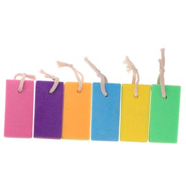 Mikinona Pumice Stone for Feet Callus Exfoliator Foot Scrub Dead Skin Remover Set of 6 Random