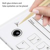 20x20cm Eyelash Extension Plastic Tray Clear Scale Transparency Eyelash Extension