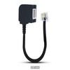 BIGtec Telephone TAE Adapter TAE-F Female to RJ11/RJ14 6P4C Plug