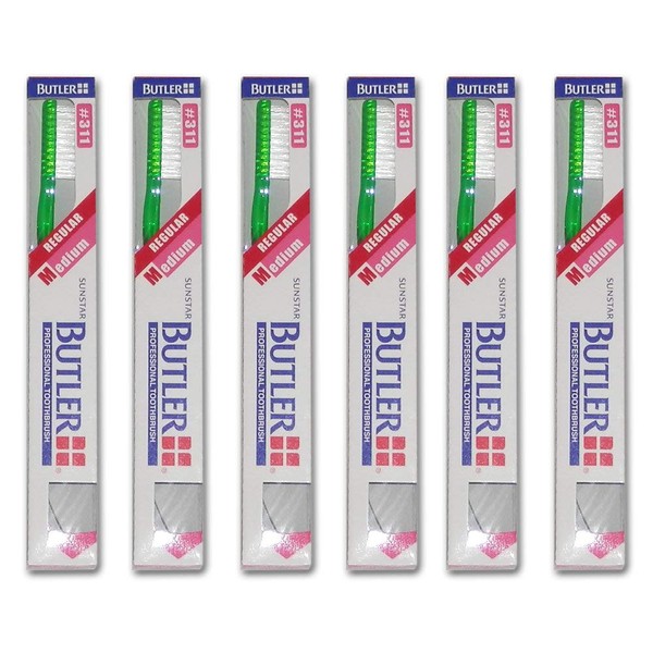 Butler Toothbrush 6 Pack # 311 