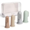 Moonkie - Cepillo de dientes para bebé, kit de limpieza