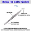 SurgicalOnline Meriam Foil Dental Cotton Tweezer Serrated Angled Beak Dressing