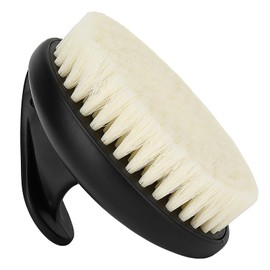 Dry Brushing Body Exfoliating Brush, Anti Slip Body Scrubber for Shower, Shower Body Cleaning Brush for Deep Cleansing & Soften Skin, Improve Circulation (Black)