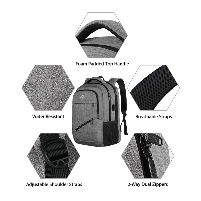 MATEIN Travel Laptop Backpack, 17 Inch Work TSA Approved Carry