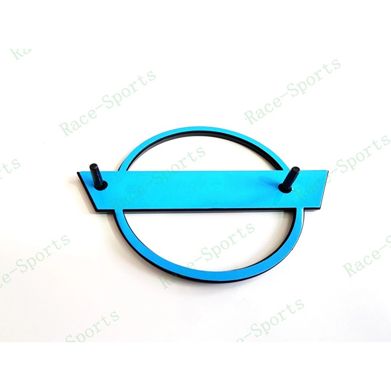 AUTO 2PC Black Front Nose Rear Gas Lid Cross US