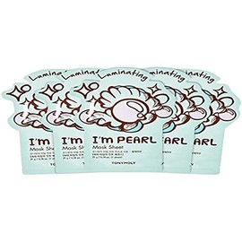 TONYMOLY - Mascarilla Facial Iluminadora De Perla Im Real 5 pzas.