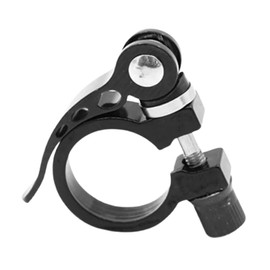 Seatpost Clamps, Bicycle Seat Post Clamps, Aluminum Seatpost Clamps, Bicycle AccessoriesMountain Bike Adapter Quick Release, Bicycle Seat Posts, Seat Clamps, Bicycle Saddles (Black-31.8mm)