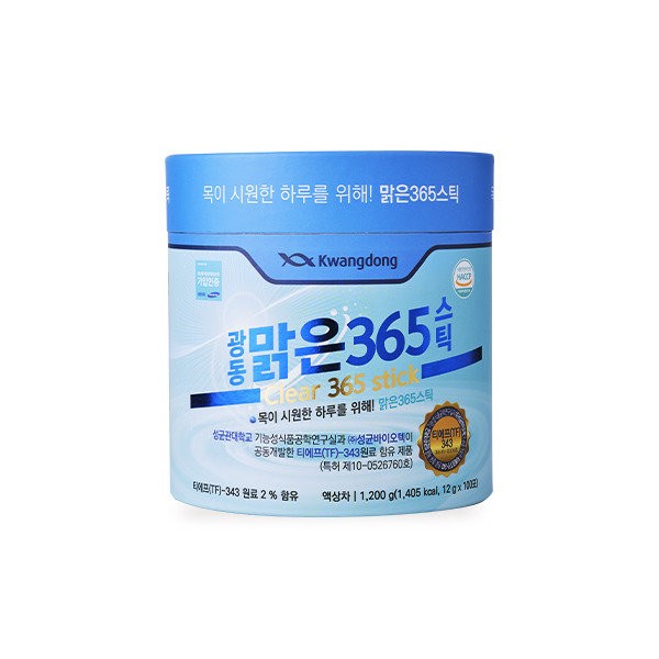 [Guangdong] [Single] Malgun365 stick 100 packets (12g*100 packets*1 container) / [광동] [싱글] 맑은365스틱 100포(12g*100포*1통)