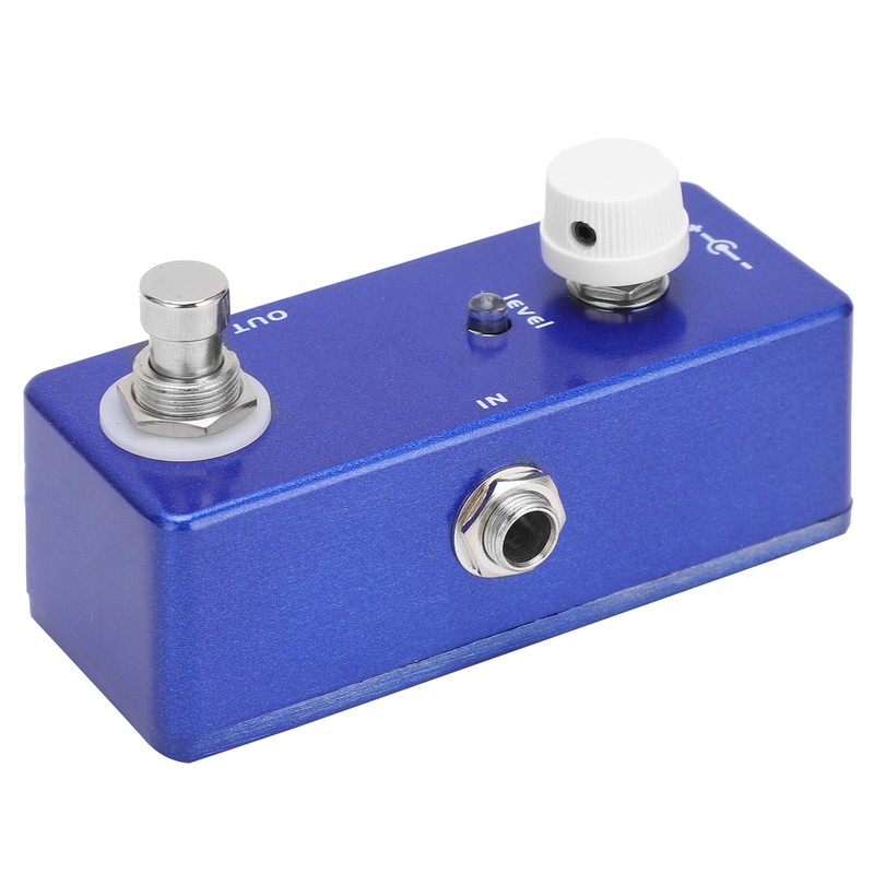 Guitar Effect Knob Control Adjustable Booster Pedal with DIP Switch
