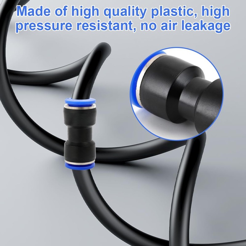 Pneumatic Connectors 4 mm, Hose Connector 4 mm, Quick Coupling