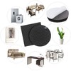 Yelanon Non Slip Furniture Pads -56 pcs（1+2）” Furniture Grippers, Non