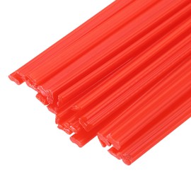 MECCANIXITY 20pcs 39 Inch Plastic Welding Rods PP Welding Strips Welder Rods for Car Bumper, Kayak Repair, Plastic Welder, Red