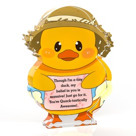 Inspiring and Hilarious Duck Gift: Offers Emotional Support, Filled with Positive Affirmations – Inspirational, Distinctive, and Whimsical Motivational and Amusing Novelty Gift