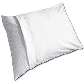 Fresh Ideas 100-Percent Cotton Stain Resistant Pillow Protector, Queen, 1-Pack