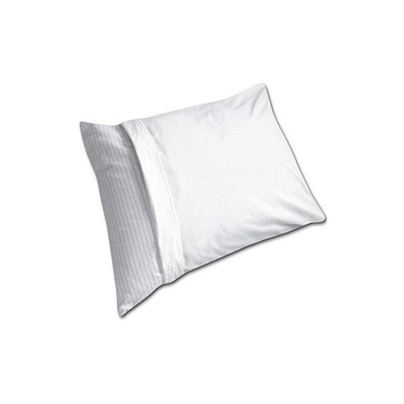 Fresh Ideas 100-Percent Cotton Stain Resistant Pillow Protector, Queen, 1-Pack