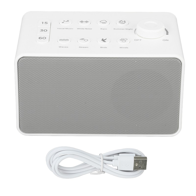 S16 White Noise Machine USB Rechargeable Portable Sound Machine with