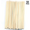 50 Pack Wooden Dowel Rods 1/4 x 12 Inch Unfinished