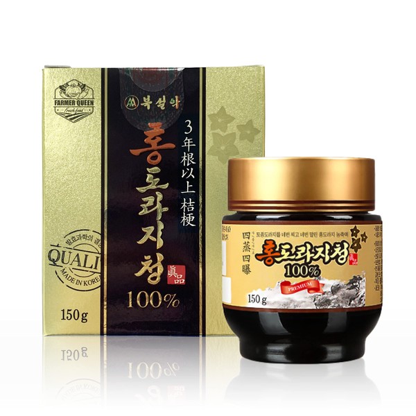 Korean 3-year-old Red Ginseng Style Bellflower(Platycodon) roots Extract Pure Doraji herb concentrated Syrup 5.3 Ounce for Tea good for Cough, Throat 도라지청