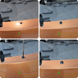 52 PCS Car Screws and Bolts,Undertray Screws,Auto Body Fender Screws,Car Clips Plastic Rivet Fasteners