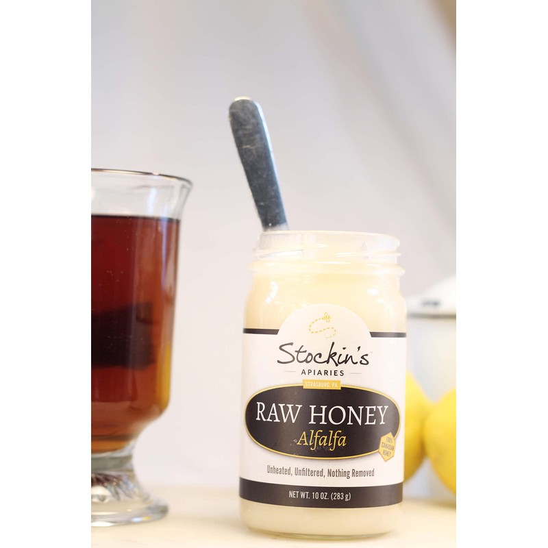 Stockin's Apiaries Raw Alfalfa Honey In Bulk, Unheated, Unfiltered, &