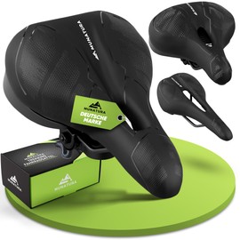 MUNATURA Ergonomic Bicycle Saddle for Men and Women - First-Class Riding Comfort - Ergonomically Shaped & Waterproof - Men's Bicycle Saddle Comfortable