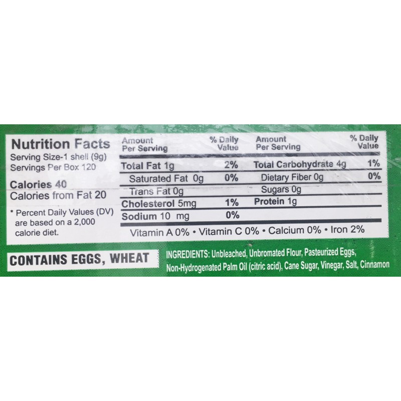 Supremo Italiano: 120 Small Cannoli Shells