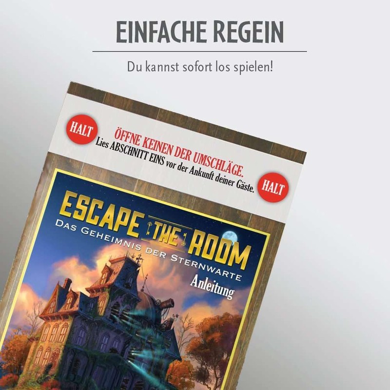 ThinkFun 76313 - Escape the Room - Das Geheimnis der