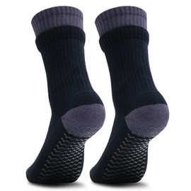Lusibaka Yoga Grip Socks for Women,Pilates Non-slip Socks Comfortable Sport Crew Socks, Breathable Socks Performance Athletic Socks for Outdoor Tennis Trekking Walking Cycling Running