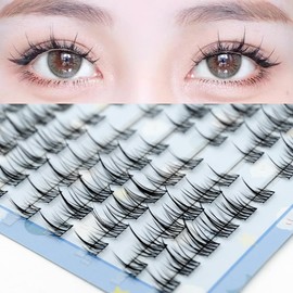 LASHIDOL Large Capacity Partial False Eyelashes, Partial False Eyelashes, False Eyelashes, Parts, False Eyelashes, Natural, False Eyelashes, Non-Barred False Eyelashes (10rows-SunFlower)