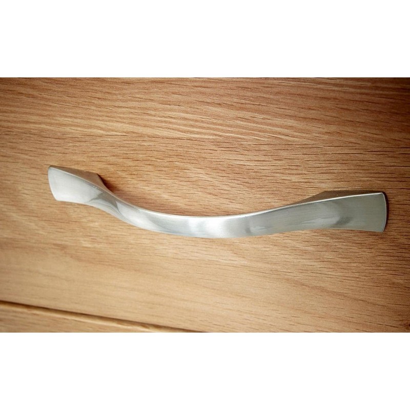 HARMAC HOUSE Taper Bow Handle Brushed Nickel Taper Bow Kitchen