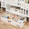 Closiq Under Bed Storage Bag Foldable – Clear Window with