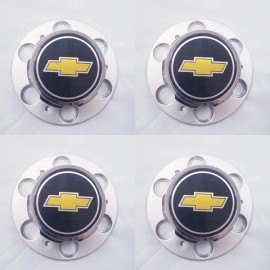 REPLACEMENT NEW 6-LUG CHEVY 1500 SILVERADO SUBURBAN BLAZER Wheel Center Cap SET w/ Screws