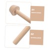 GLEAVI 2 Pcs Double Sided Wooden Tart Tamper Egg Tart