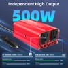 LVYUAN 500W Power Inverter for Vehicles DC 12V to 110V