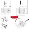 Barbecue Basket, Fish Roaster, Fish Grill Basket, Foldable Grill Fish