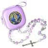 SUTANALE Rosary Beads Catholic for Women (Light Purple - Madonna