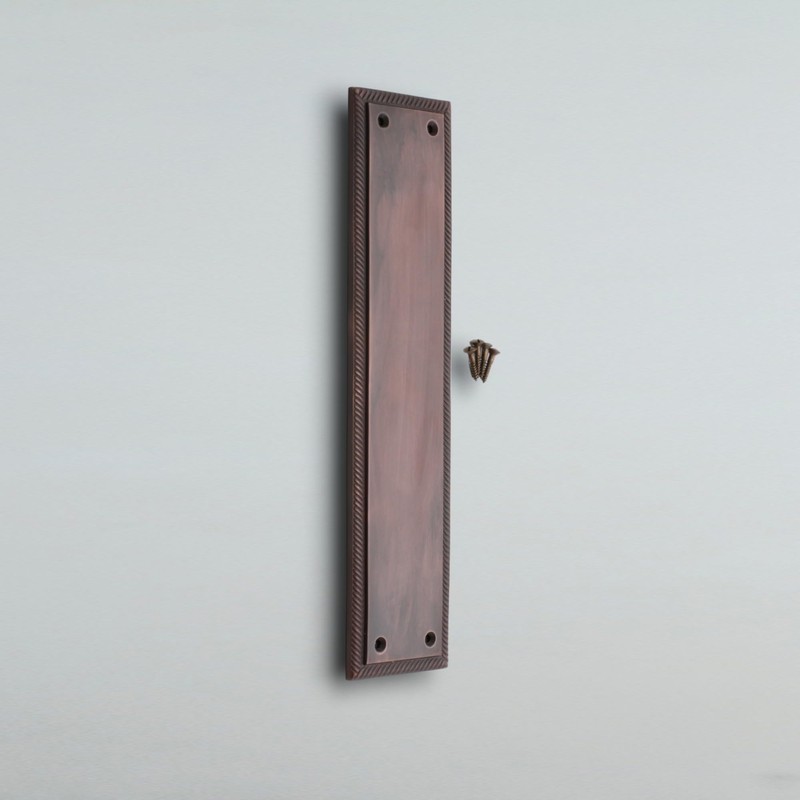 Infinity Decor Georgian Style Square Shape Finger Door Push Plate