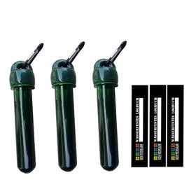 Set of 3 with petling, carabiner and PET cap - log book hanging attachment geocaching hiding place preform, storage outdoors